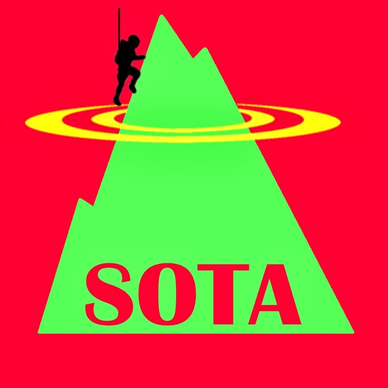SOTA Logo (c) Copyright 2002 Summits on the Air, SOTA